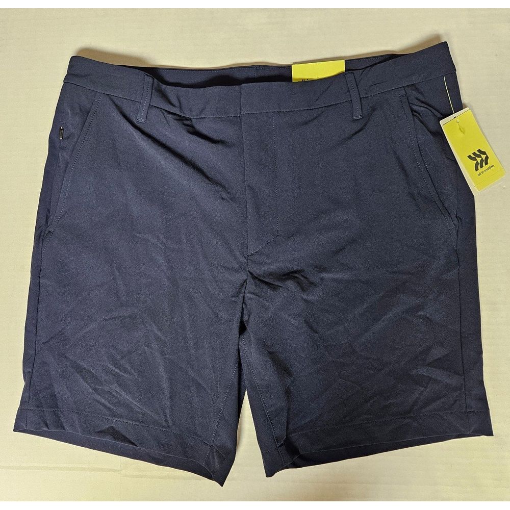 All In Motion Navy Blue Golf Shorts Sz 38 New